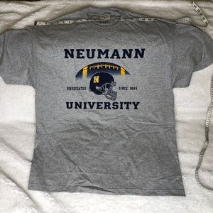 Neumann University Football Gray T-Shirt  XL